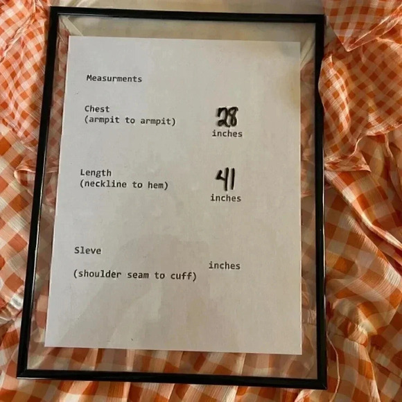 Lauren Conrad Sleeveless Dress orange Gingham Women's plus size 4X - Picture 12 of 14